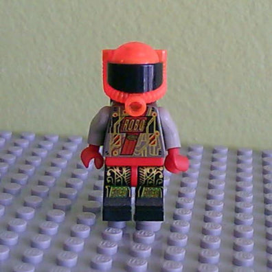 LEGO Minifigure-RoboForce Red with Printed Legs-Space / RoboForce-SP067-Creative Brick Builders
